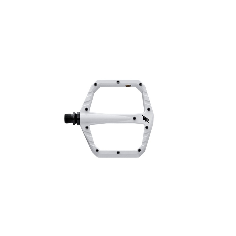 Title Connect Flat Pedals – Standard – Gloss White