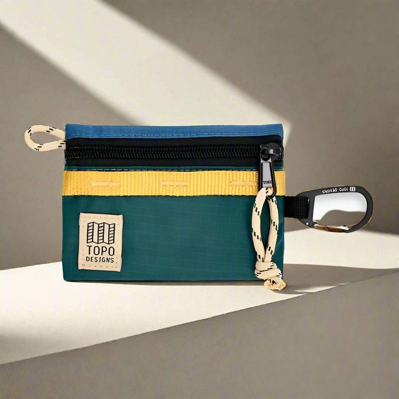 TOPO DESIGNS Accessory Bag Mountain XS – Pond Blue / Forest