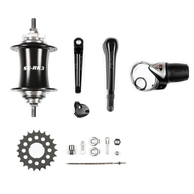 Tracer Sturmey Archer HU-SX-RK3 3SP Hub Kit Black