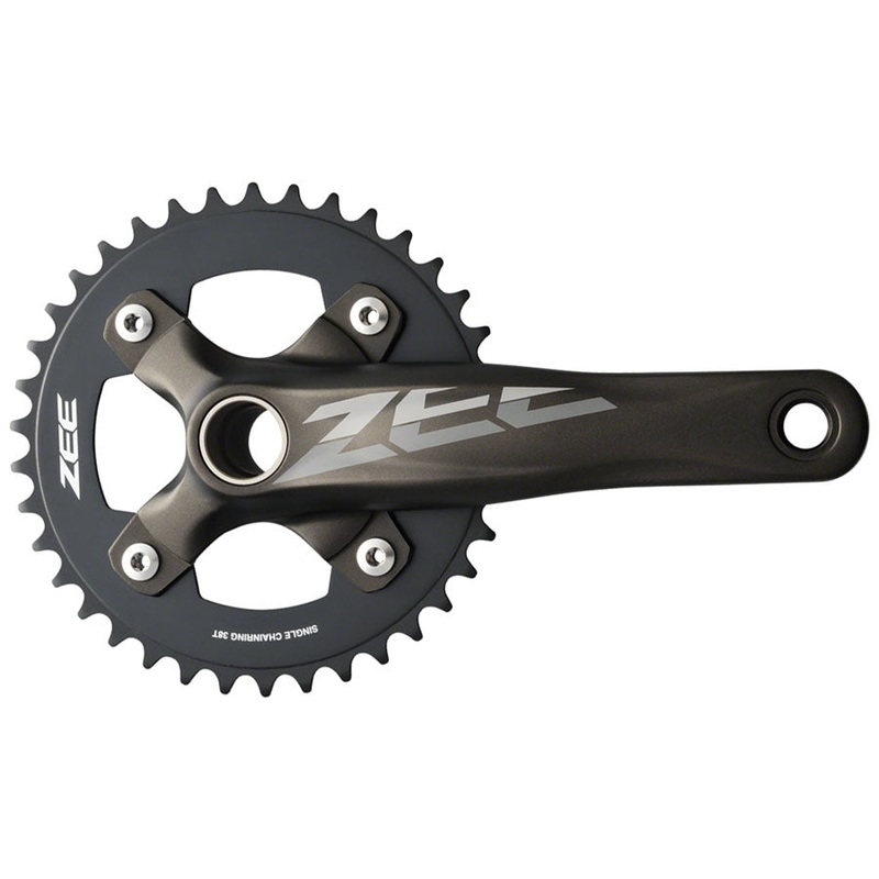 ZEE FC-M640 Crankset – 175mm 10-Speed 36t 104 BCD Hollowtech II Spindle Interface Includes Bottom Bracket BLK
