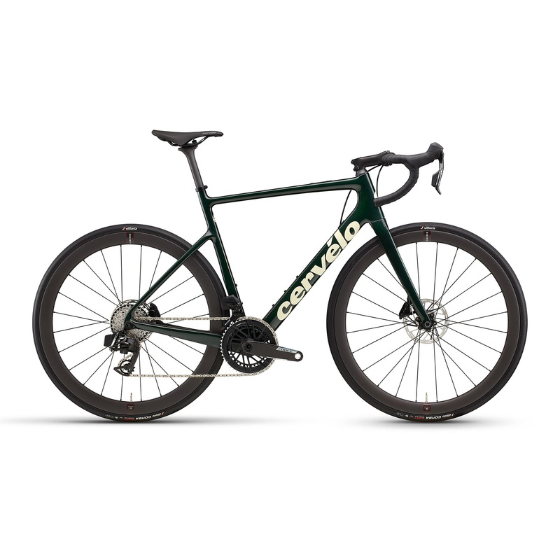 Cervelo Caledonia Force AXS Bike Emerald / Cream