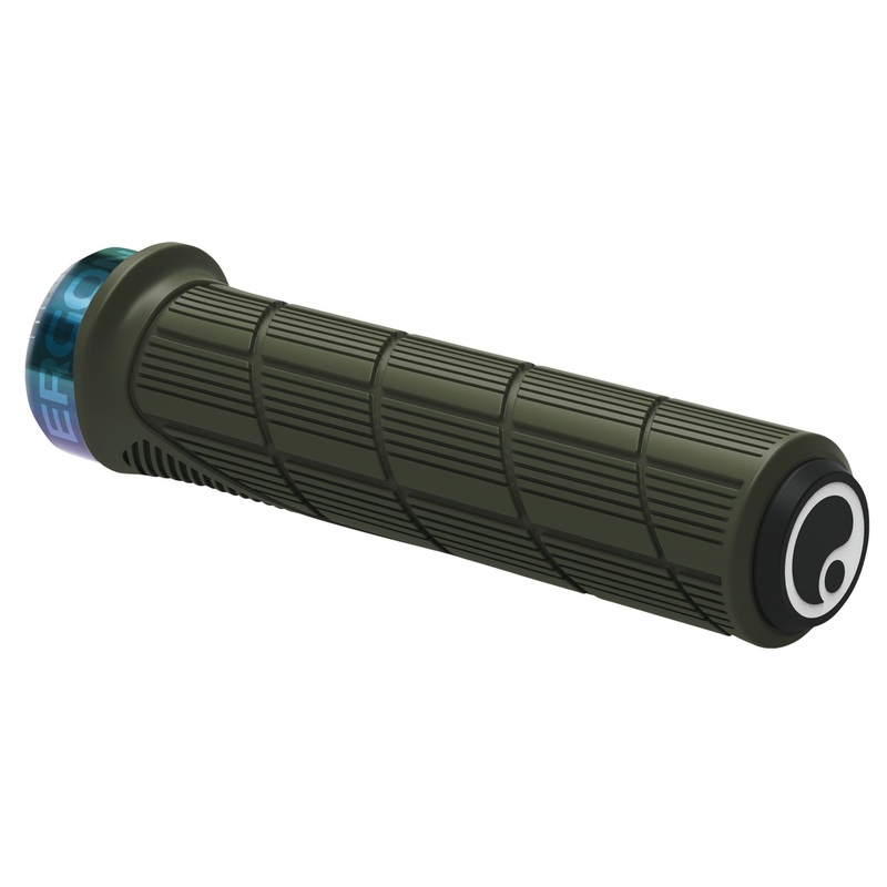 Ergon GD1 Evo Factory Grips – Frozen  Moss/Oil Slick Lock-On
