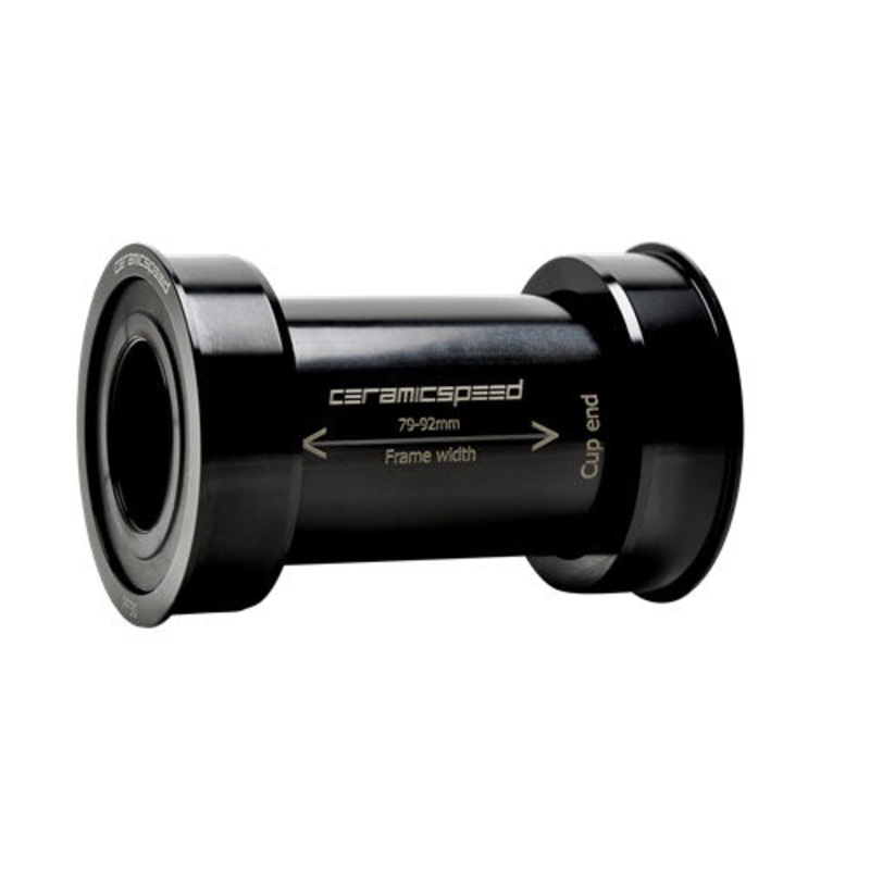 EVO386 Bottom Bracket – 86mm 24mm Spindle Black