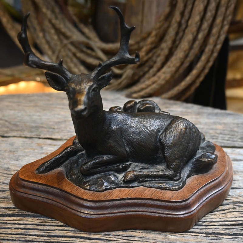 Resting Buck by Mike Flanagan