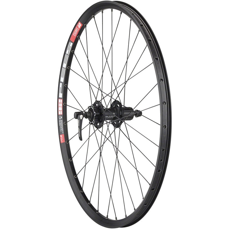 Deore XT M756/DT 533d Rear Wheel – 26″ QR x 135mm 6-Bolt HG 10 BLK