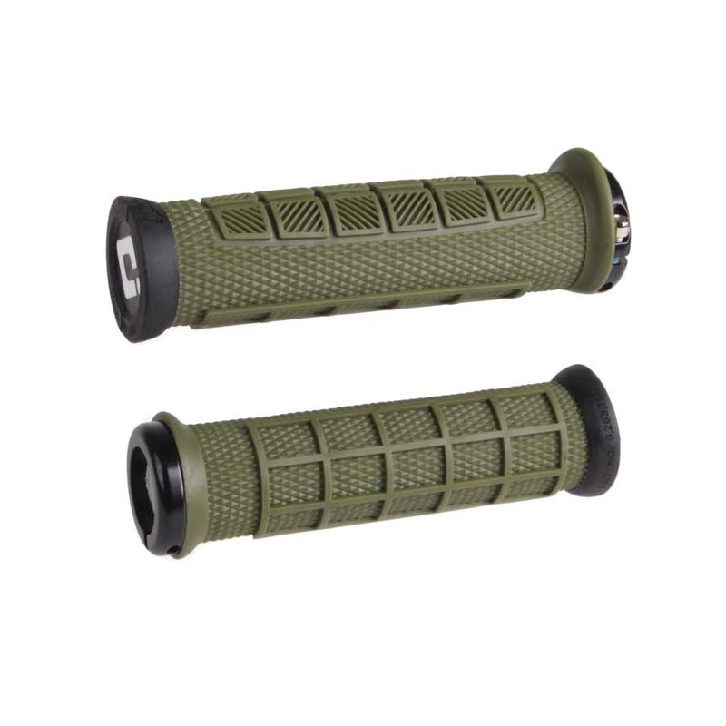 Elite Pro V2.1 Grips – Green/Black Lock-On