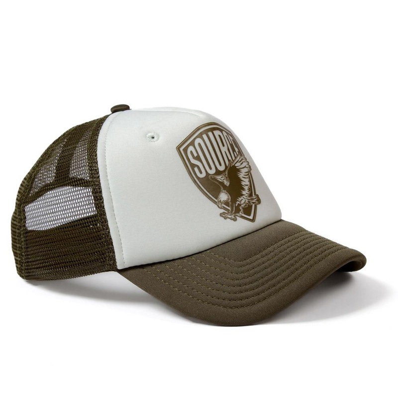 Source Eagle Trucker Hat – Olive/White