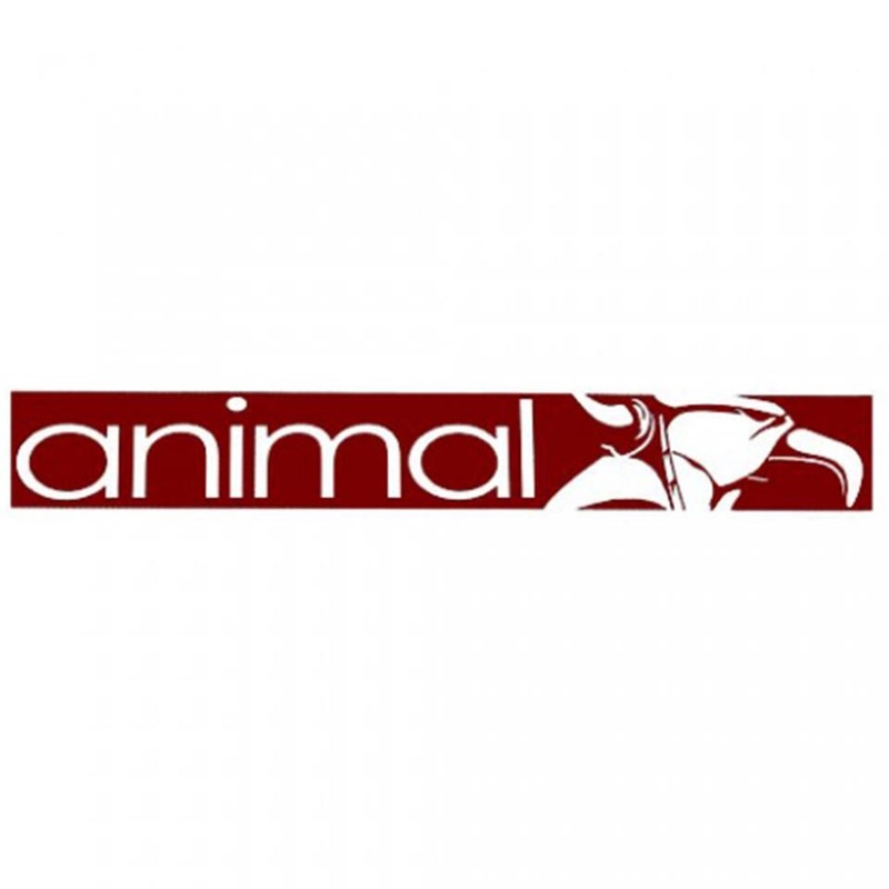 Animal 25in Street Sticker – Maroon