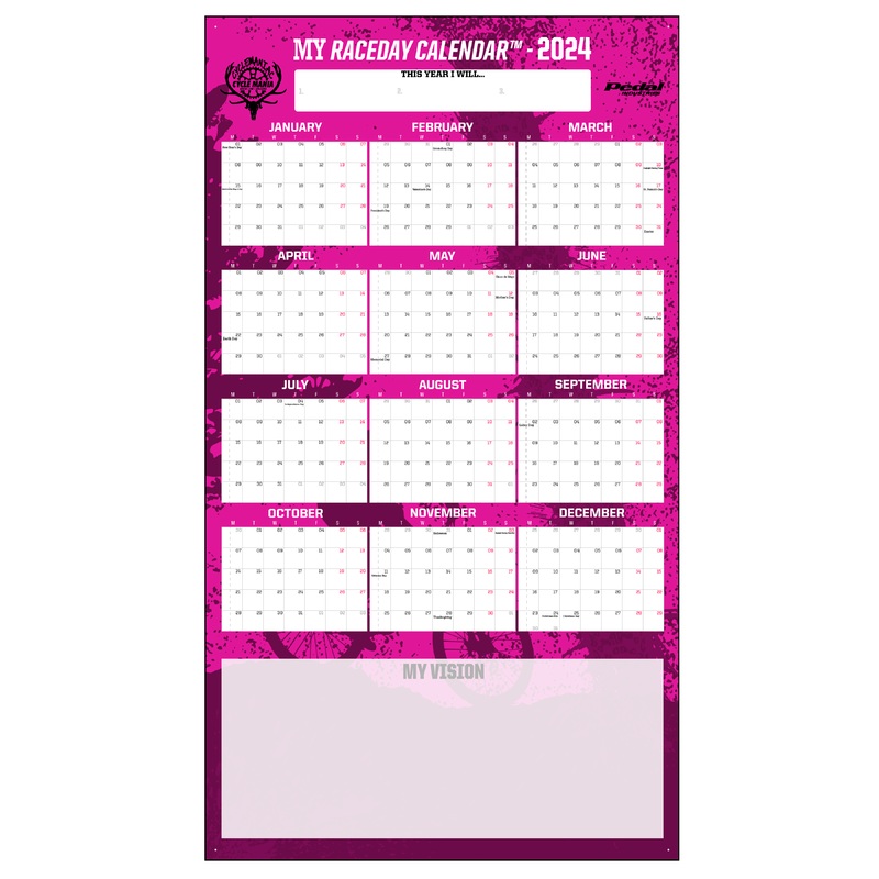 Cycle Mania 2024 GIANT MY RACEDAY CALENDAR