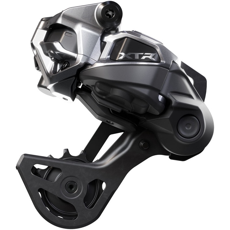 Shimano XTR RD-M9250-GS Di2 Wireless Rear Derailleur – 12-Speed, Medium Cage, Shadow ES, Black/Gray