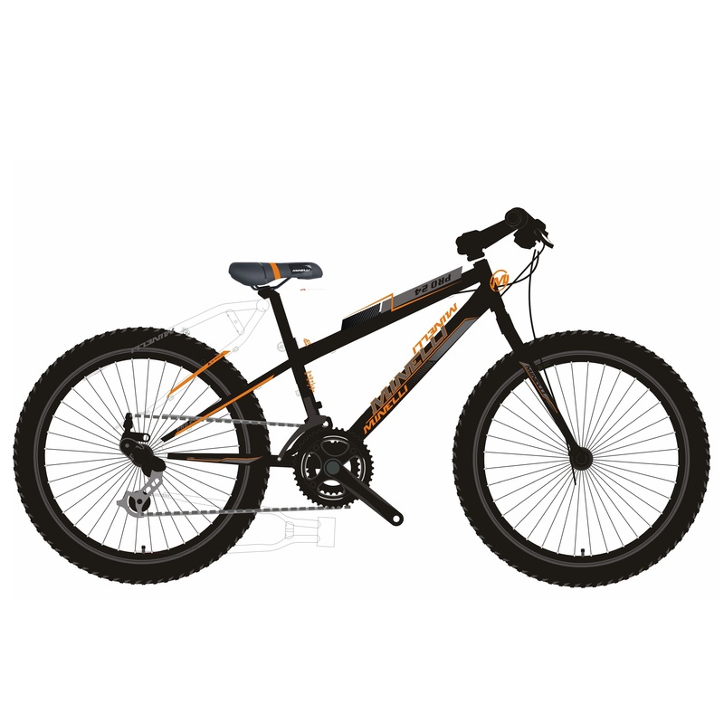 Minelli Pro 24 18 speed Black/Orange