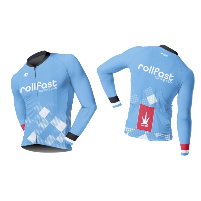 Rollfast 2024 MEN’S LONG SLEEVE PRO JERSEY 2.0 SKY