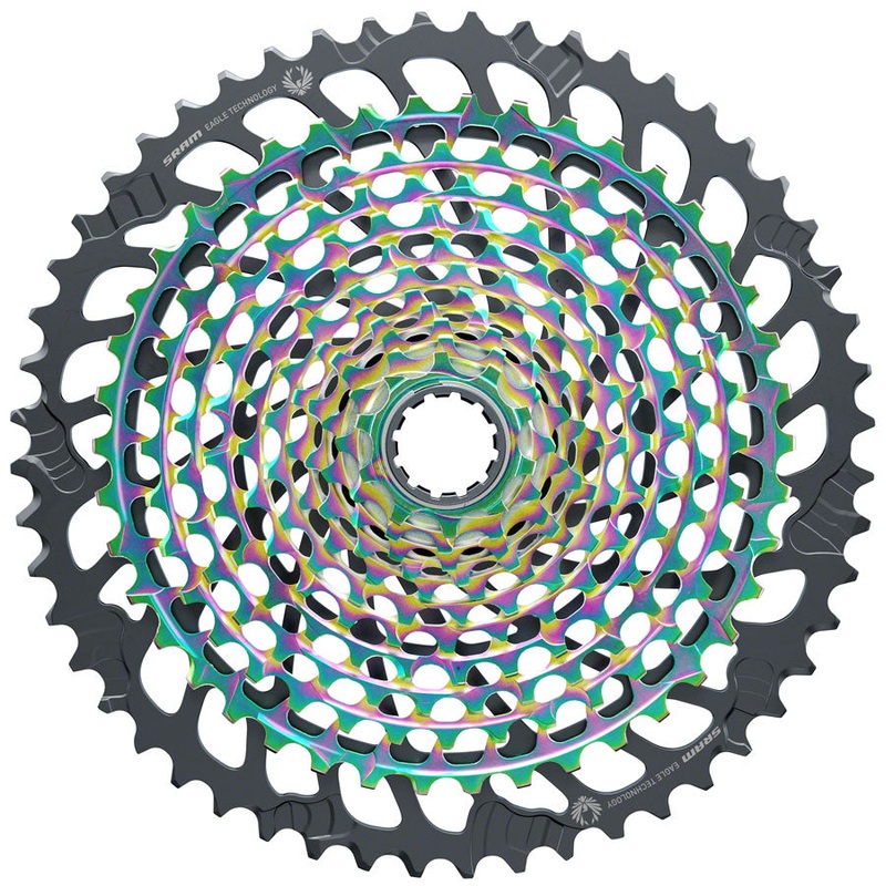 SRAM XX1 Eagle AXS XG-1299 Cassette – 12-Speed, 10-52t, 520% Range, Rainbow, For XD Driver Body
