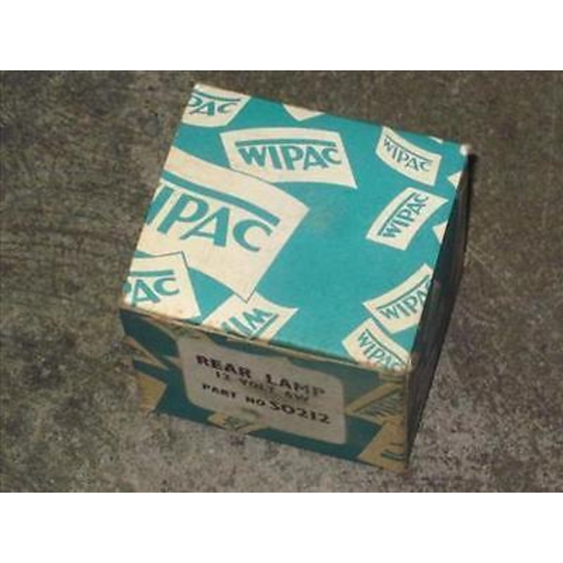Wipac NOS taillamp taillight brake light S0212 BSA Beagle K1 12 volt 6 watt