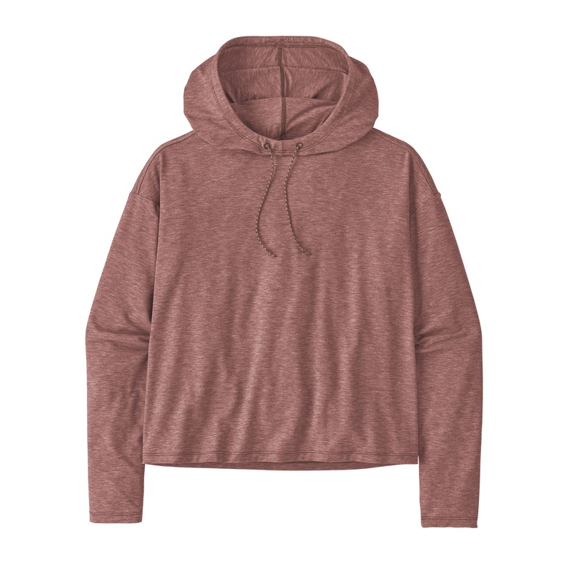 Women’s Long-Sleeved Glorya Hooded Top Dulse Mauve