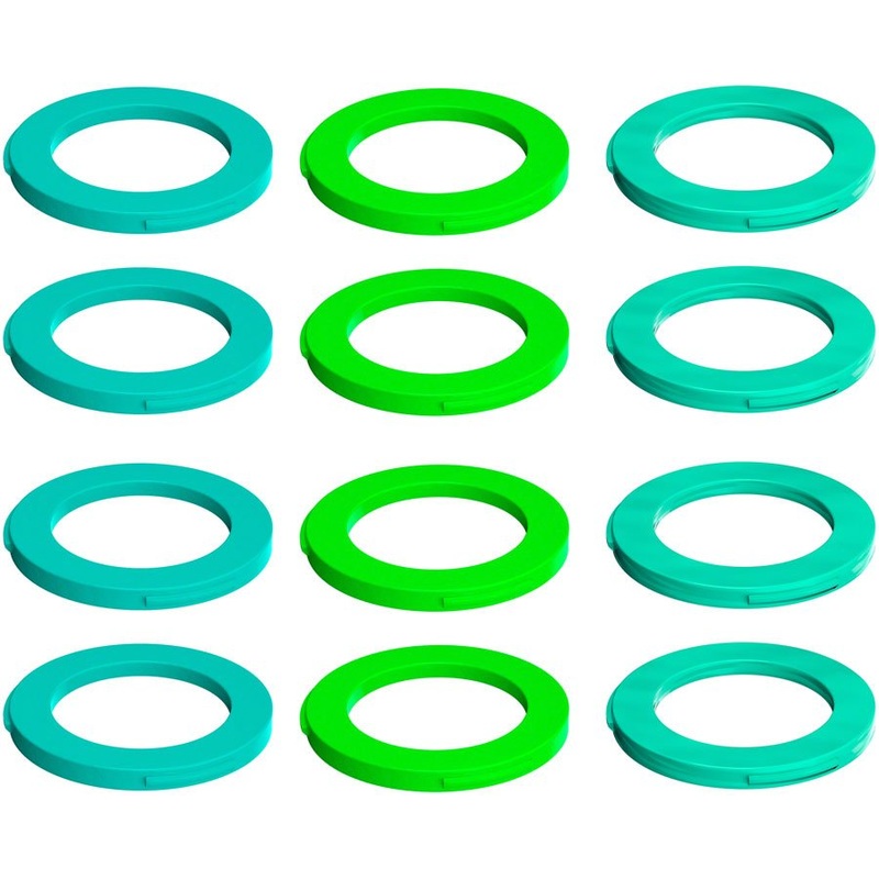 Magura 4-Piston Caliper Colored Cover Kit – Single Caliper – Neon Green, Cyan, Mint