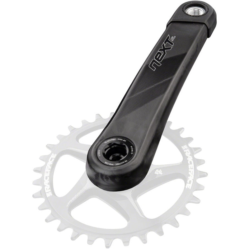 RaceFace Next SL G5 Crankset – 175mm, Direct Mount, 136mm RaceFace CINCH Spindle Interface, Black