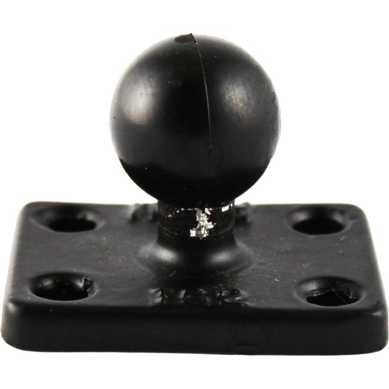 Rectangle Base W/1″ Ball 1.5″X2″