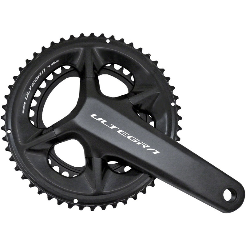 Shimano Ultegra FC-08 Crankset – 175mm, 11-Speed, 52/36t, 110 Asymmetric BCD, Hollowtech II Spindle Interface, Black