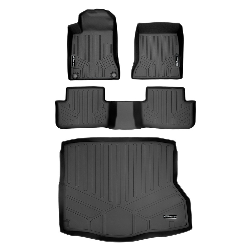 SMARTLINER Custom Fit Floor Liners For 2014-2019 Mercedes Benz CLA/ GLA Black