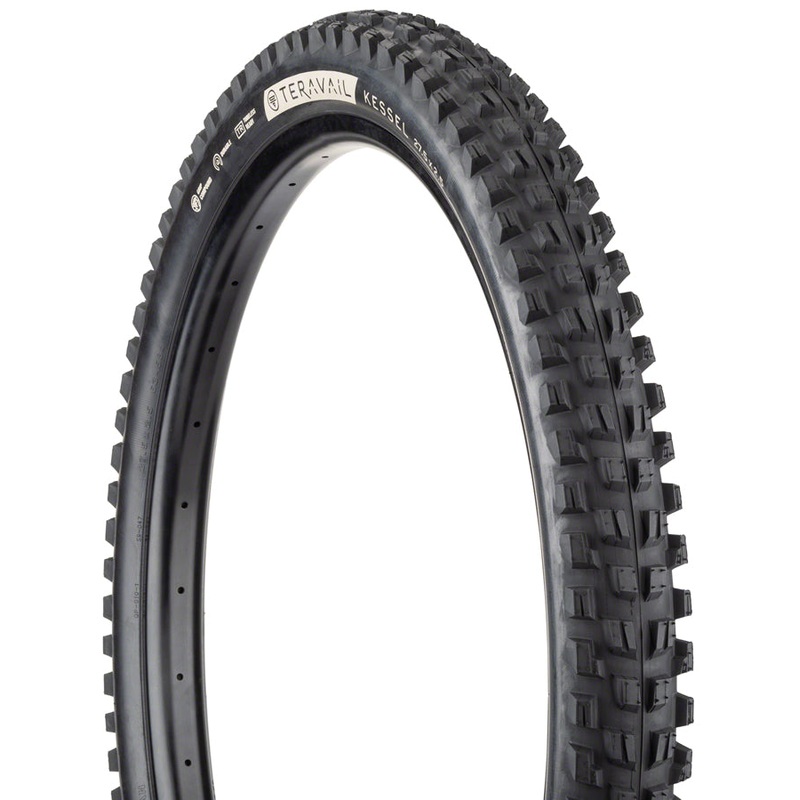 Teravail Kessel Tire – 27.5 x 2.5, Tubeless, Folding, Black, Ultra Durable