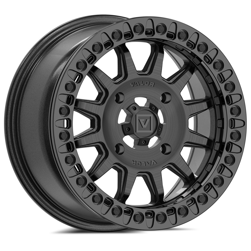 V09 BEADLOCK FLOW FORM 15X7 +40 4X156 BRUSHED CHARCOAL