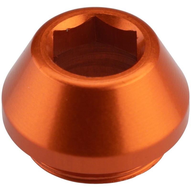 Wolf Tooth 12mm Rear Thru Axle Axle Cap – Orange