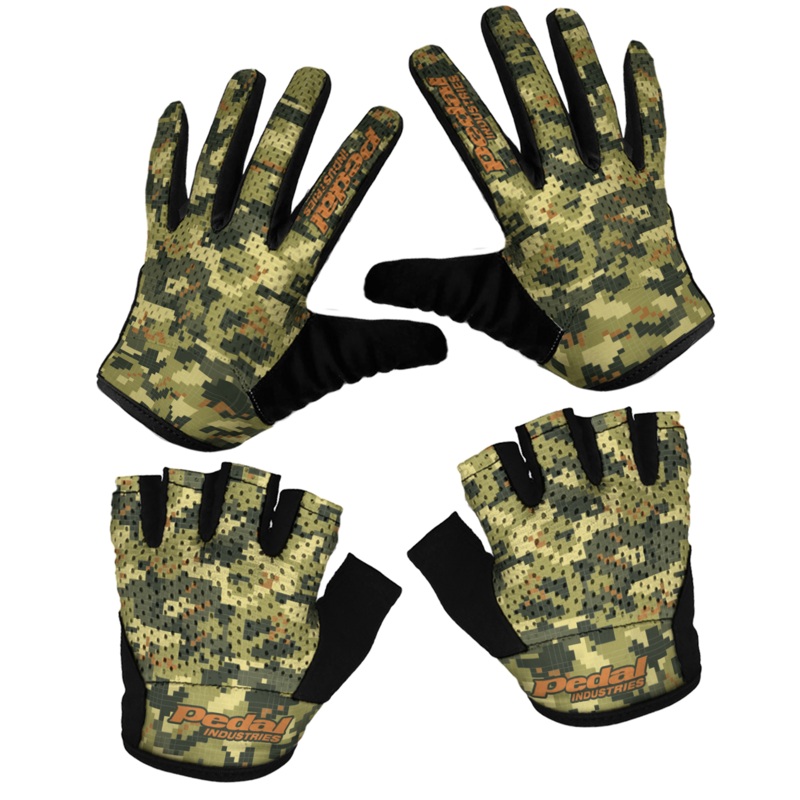 All CAMO SUPERLIGHT RaceDay Gloves ISD JUNGLE