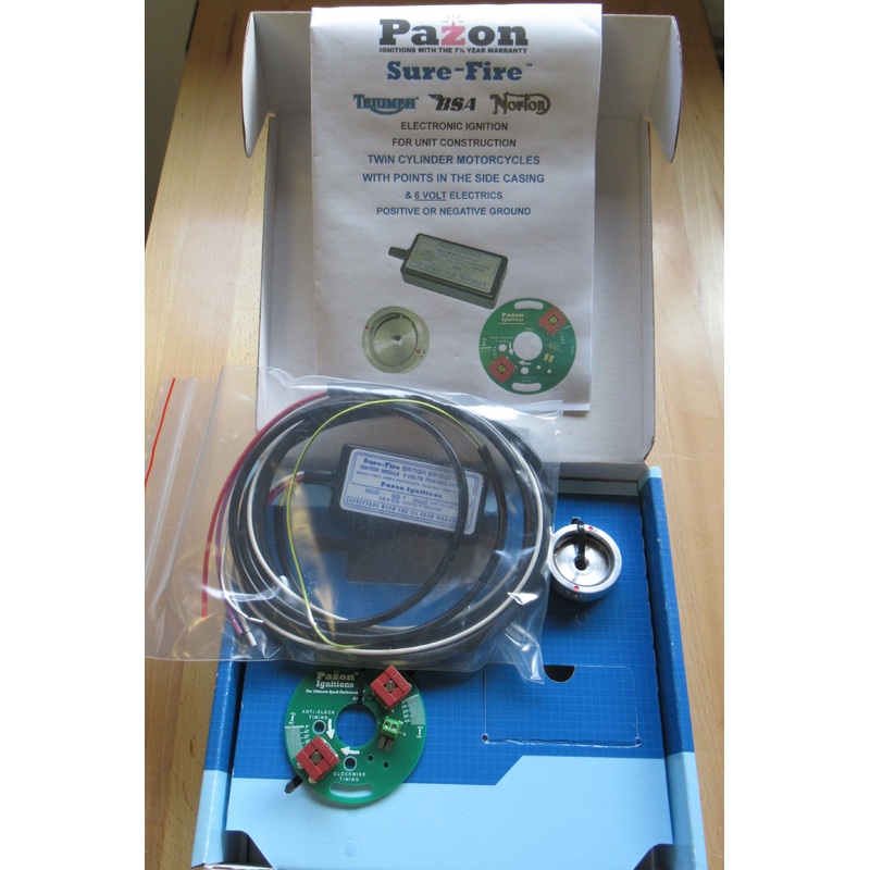 PAZON electronic ignition system Triumph BSA Norton 6v 6 Volt Twins
