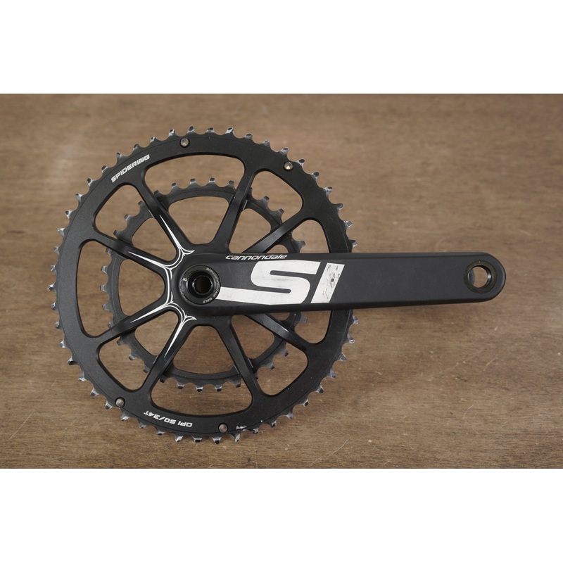 172.5mm 50/34T BB30 Cannondale Si Spidering Road Crankset