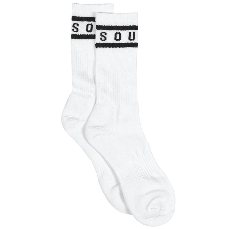 Source Adult Crew Socks – White
