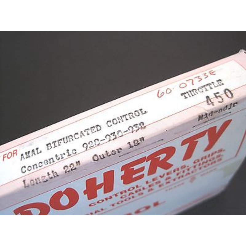 Throttle Cable Doherty 18″ Amal Bifurcated Control Concentric 928 930 932 UK