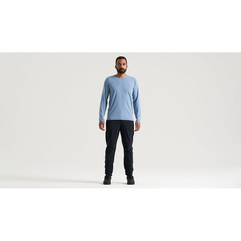 2025 Specialized Traction Tee Long Sleeve Men Jersey – Glacial, Medium