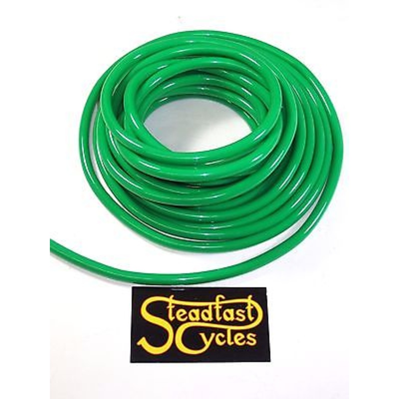 3′ foot piece of 3/16″ ID 100% green polyurethane fuel line hose tube motorcycle *