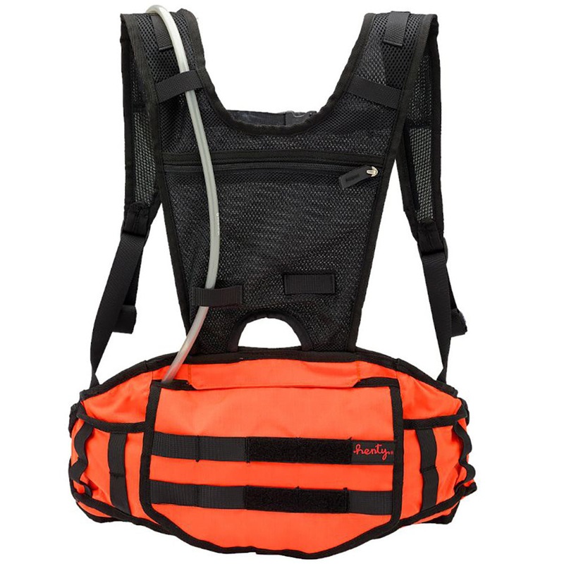 Henty Enduro Lumbar Backpack – Orange – Includes Bladder