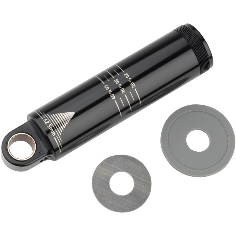 RockShox Rear Shock Damper Body – Standard Eyelet 62.5mm w/ Hydraulic Bottom Out 2.5mm Travel Spacer Super Deluxe C1+ 2023+
