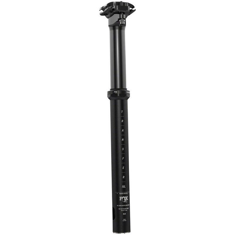 Fox Transfer SL Performance Elite Dropper Seatpost – 30.9, 75mm, Internal Routing, Indexed Ano Black