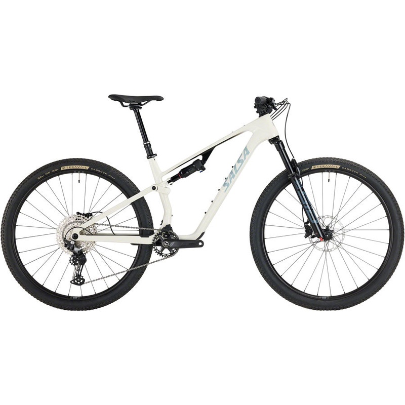 Salsa Spearfish C Deore 12 Bike – 29″, Carbon, Bone White, Small