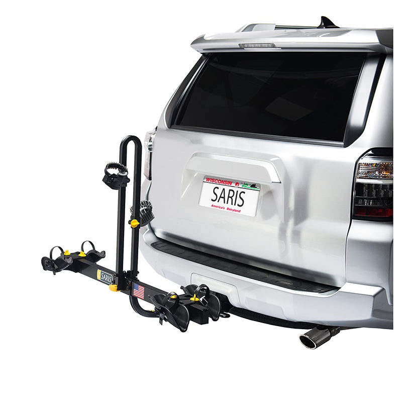 Saris Freedom Hitch Mount Rack 1-1/4” and 2” Bikes: 2 Max weight per bike: 60 lb