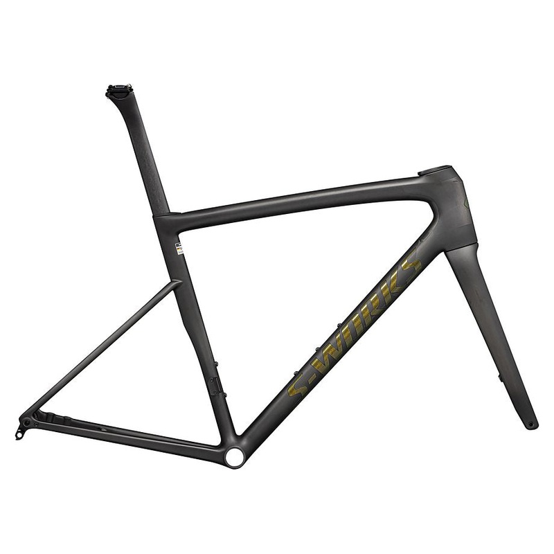 Specialized Tarmac Sl8 S-Works Frameset Rtp Satin Carbon Rtp / Chameleon Snake Eye 58