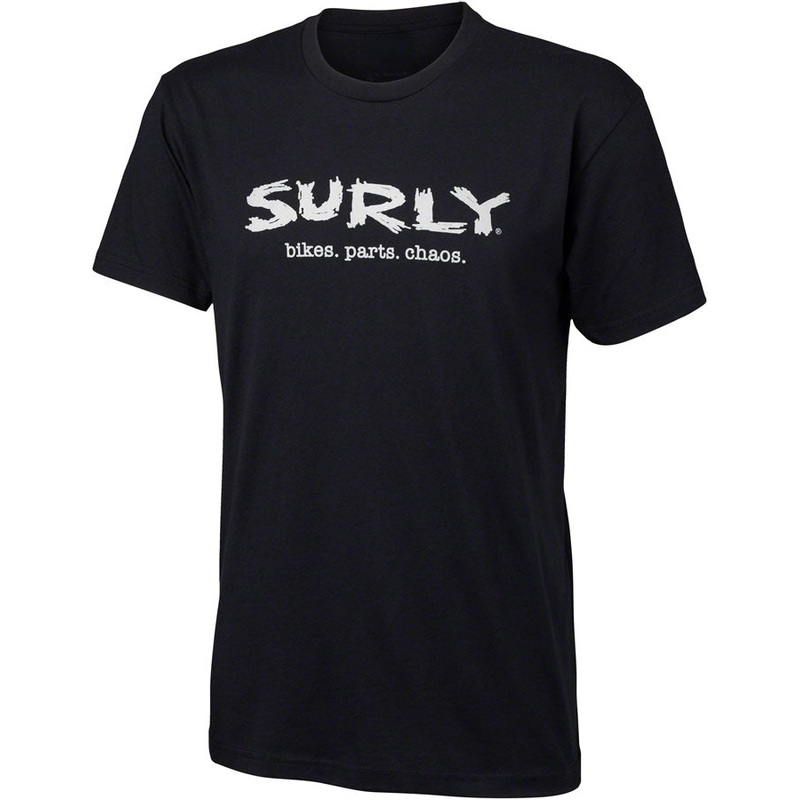 Surly Famous Last Words Short Sleeve T-Shirt – Unisex Black Large