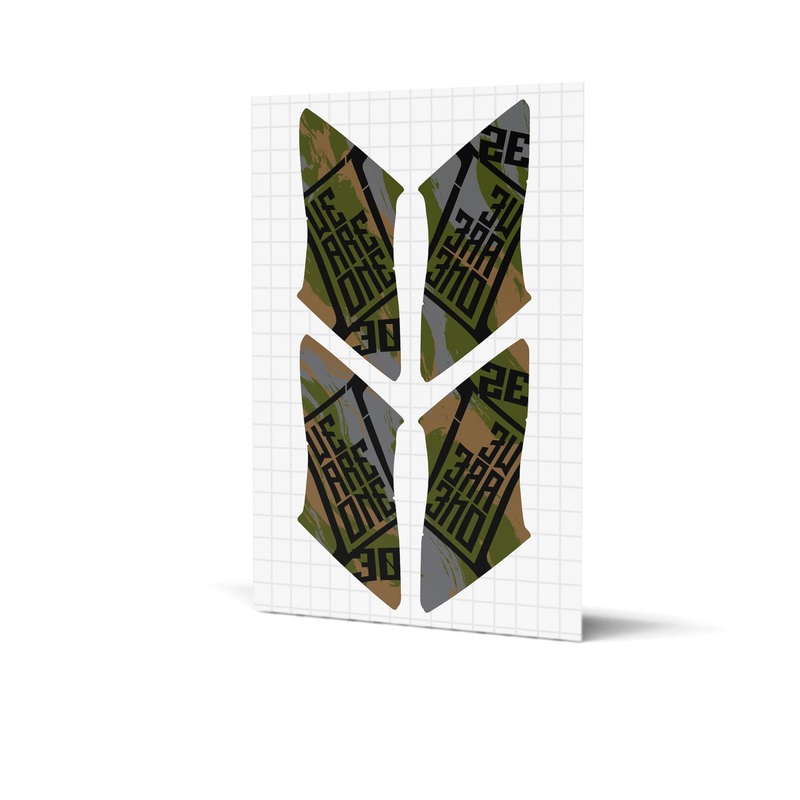 Triad Rim Decals Woodland Camo