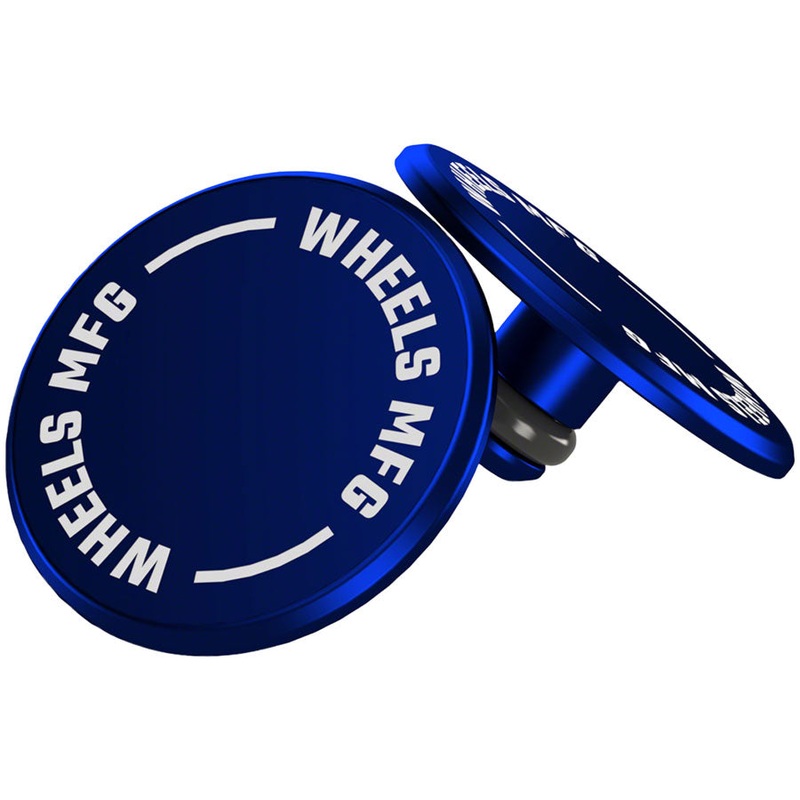 Wheels Manufacturing Wheels Manufacturing Standard Thru Axle Cap Set – Blue