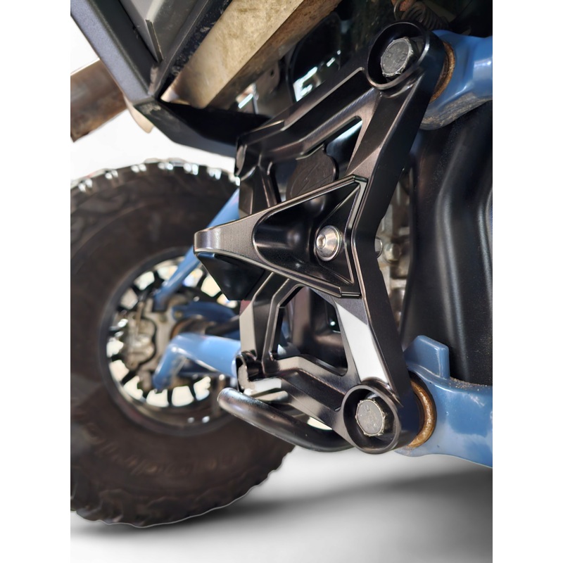 2020-2024 Polaris RZR Pro XP Radius Rod Plate with Tow Hook Black