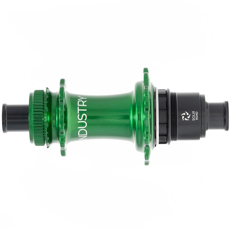 Industry Nine Solix G Classic Rear XD-R Disc Hub Rear 24H 12mm TA 142mm SRAM XD-R Green
