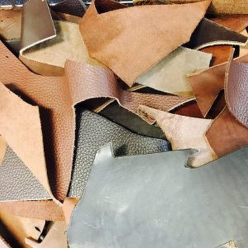 Leather off cuts apc off cuts assorted per kg