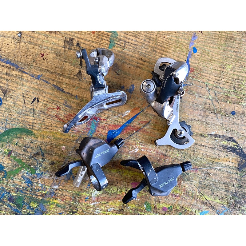 Shimano XT M739 Mini Group Shifters Derailleurs