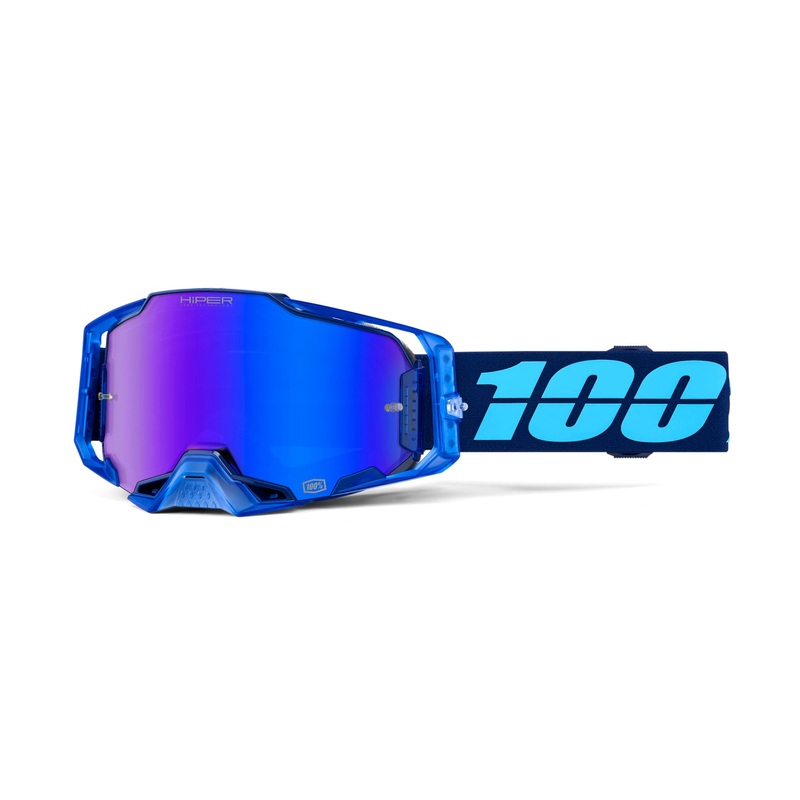 100 Percent Armega Goggles – One Size Fits Most – Coupe – Mirror Blue Lens
