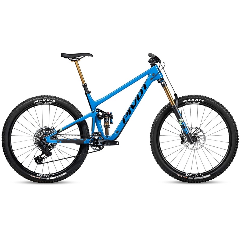 Pivot Switchblade V6 Pro X0 Eagle Transmission Bike w/Carbon Wheel Upgrade Blue Neptune