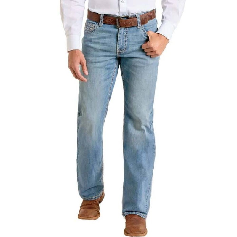Rock & Roll Denim Men’s Double Barrel Straight Leg Jean
